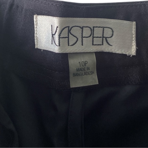 KASPER WOMEN’S NAVY BLUE KATE CLASSIC FIT PANTS SIZE 10P - Picture 3 of 10